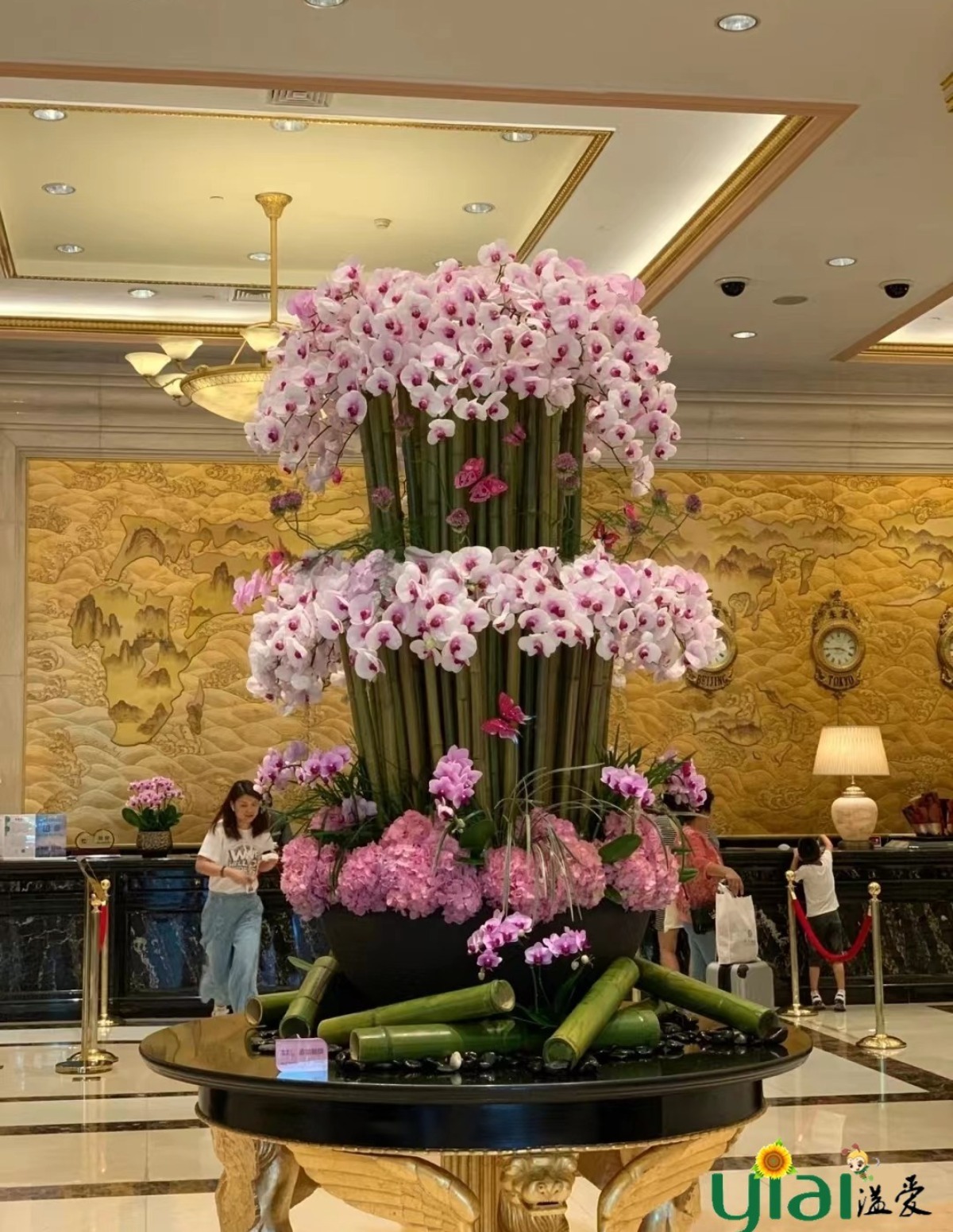 星级酒店鲜花花艺设计_上海溢爱园艺有限公司